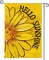 Hello Sunshine Garden Flag – 12x18 Inch Double-Sided Outdoor Yard Flag with Summer/Spring Daisy Design (Yellow)